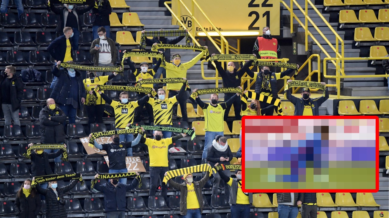 Borussia Dortmund: Über diese Aktion können die schwarzgelben Anhänger nur mit dem Kopf schütteln.