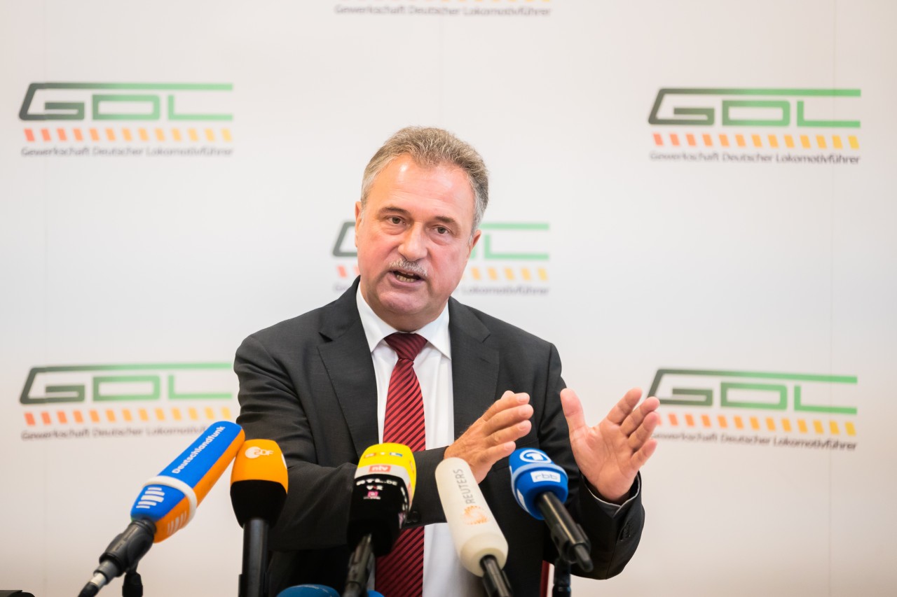 Claus Weselsky, Vorsitzender der Gewerkschaft Deutscher Lokomotivführer (GDL)