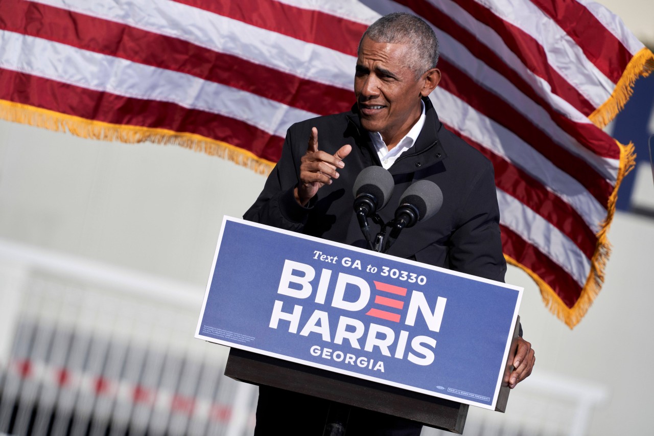 Barack Obama unterstützte Joe Biden und Kamala Harris bei den US-Wahlen. (Archivbild)