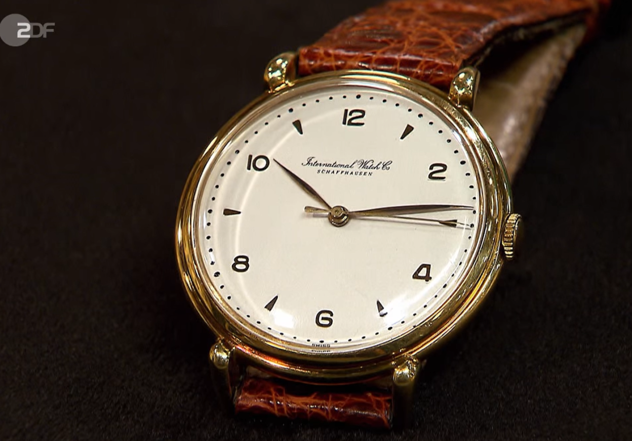 Die IWC-Uhr mit dem Krokodilleder-Armband darf so nicht verkauft werden.