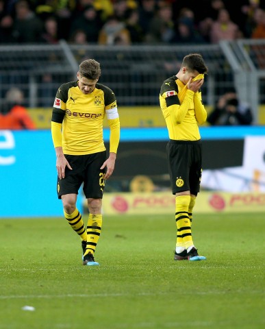 Die Spieler von Borussia sind von dem Ergebnis gegen Hoffenheim enttäuscht.