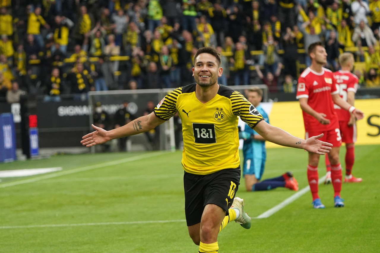 Borussia Dortmund führt gegen Union Berlin! Guerreiro mit einem Traumtor.