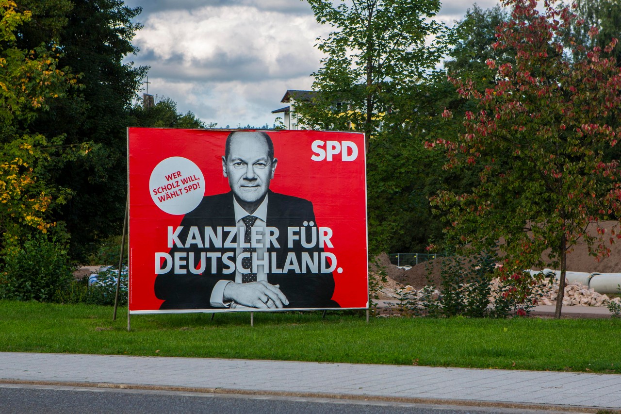 Die SPD hat ihren Wahlkampf stark auf Olaf Scholz ausgerichtet. 