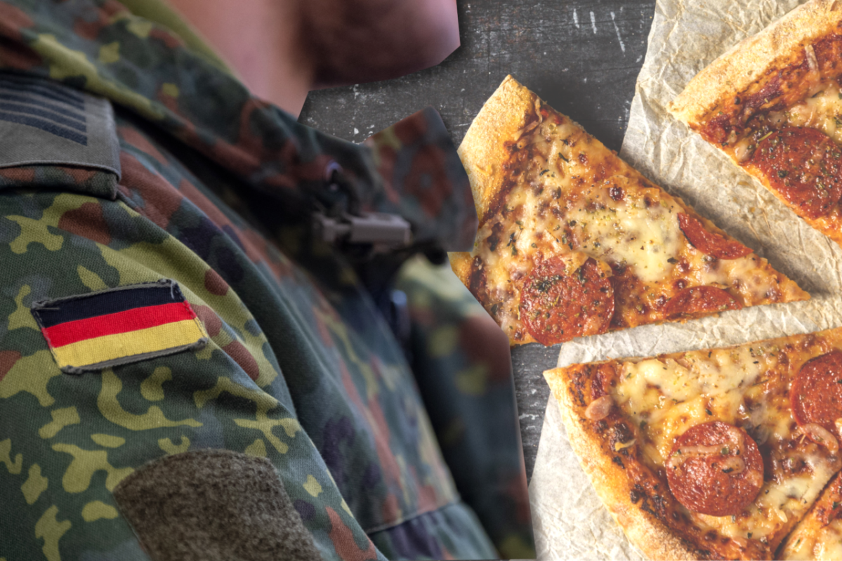 Bundeswehr Pizzakarton