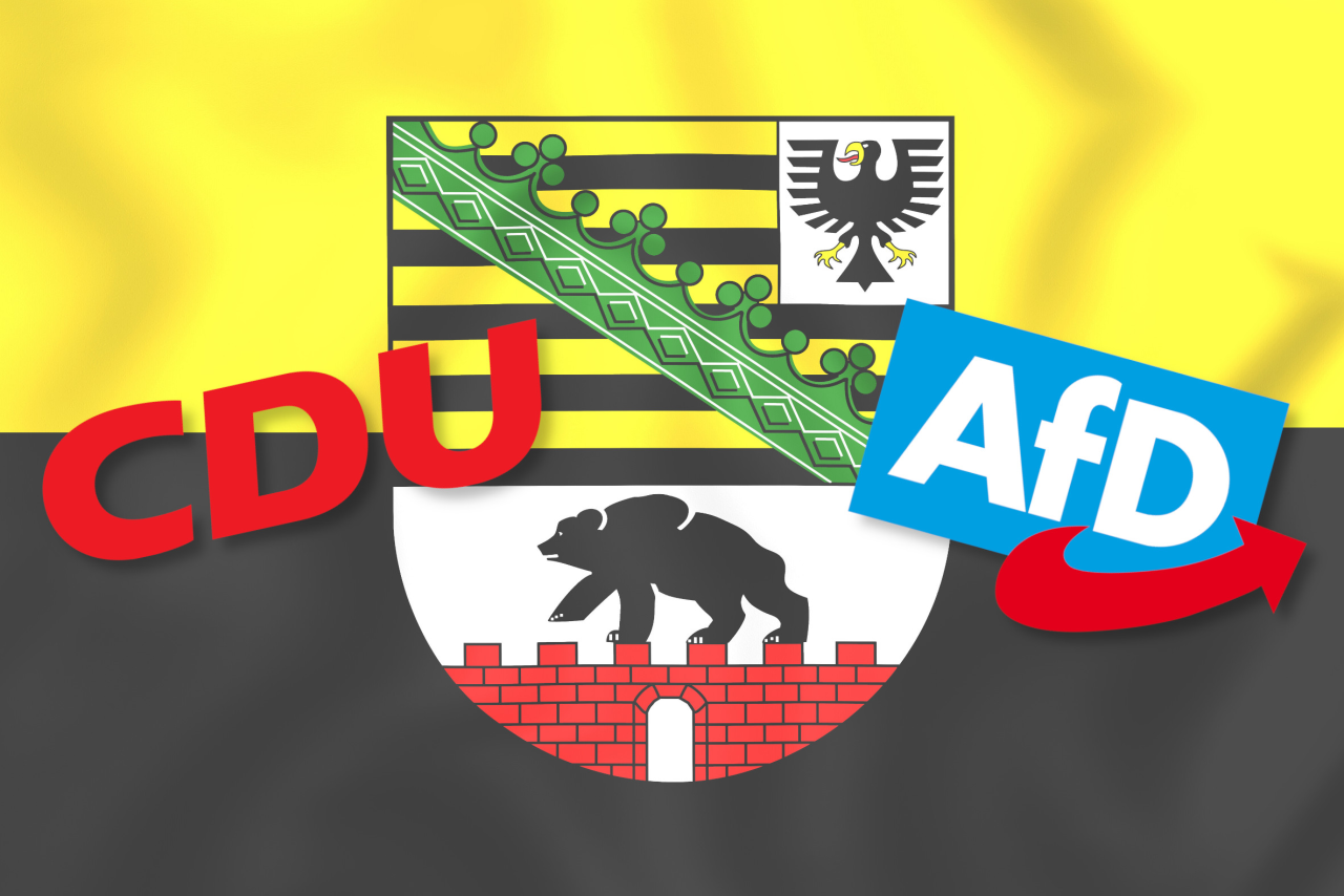 Landtagswahl in Sachsen-Anhalt: Laut aktuellen Umfragen könnte es richtig eng werden zwischen AfD und CDU.