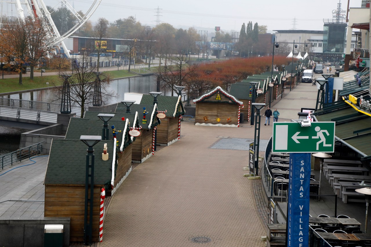 Endlich wieder Weihnachtsmarkt - auch am Centro Oberhausen.