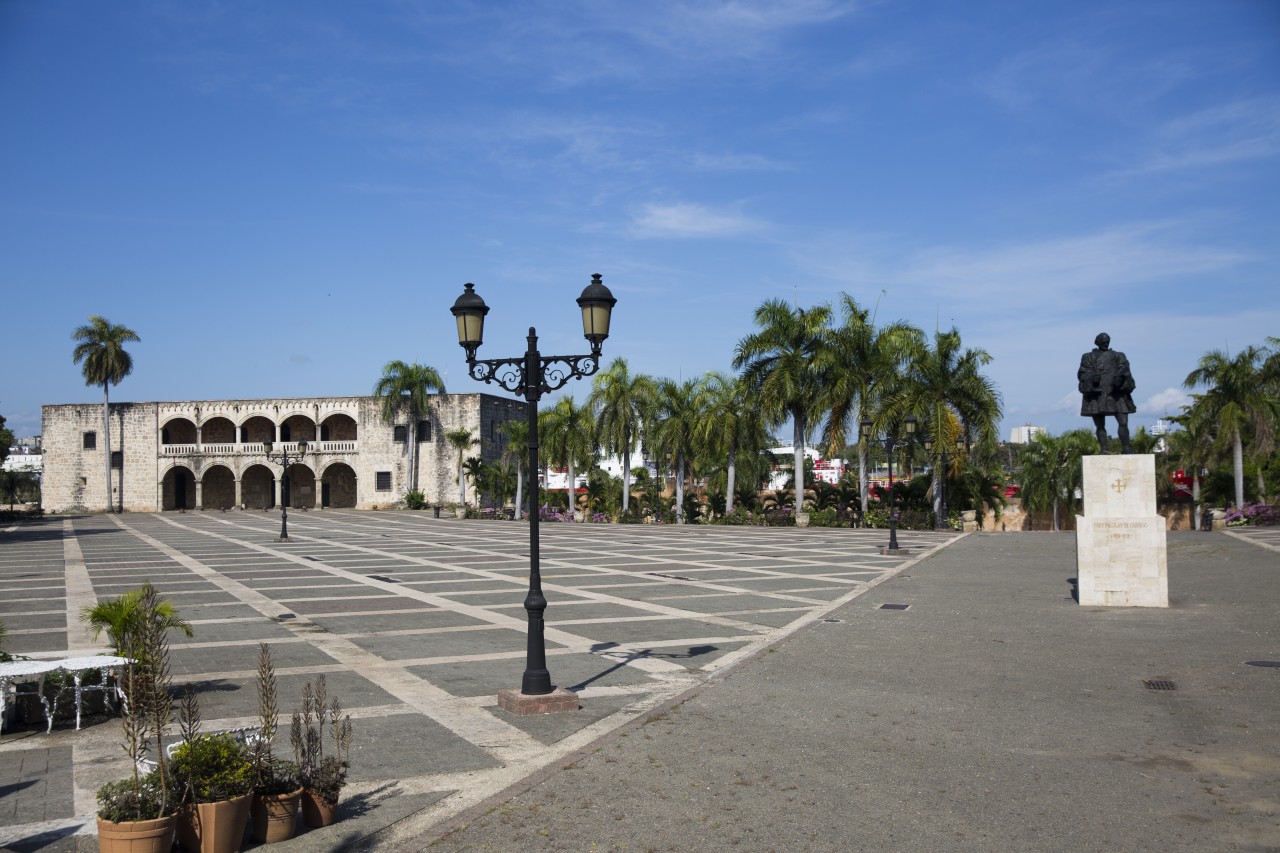 April 2020: Keine Menschenseele unterwegs in der Hauptstadt Santo Domingo.