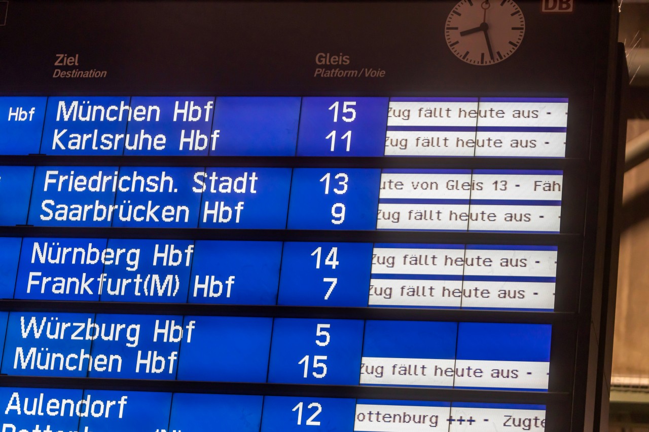 Deutsche Bahn: Eine wichtige Strecke musste vorübergehend gesperrt werden. (Archivbild)