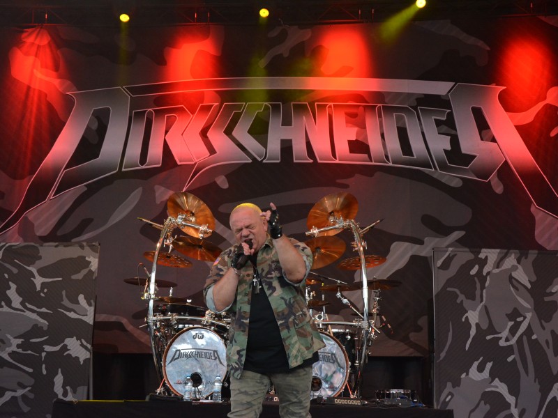 Udo Dirkschneider und Band im Amphitheater Gelsenkirchen. Dort fand wieder das Rock Hard Festival statt.