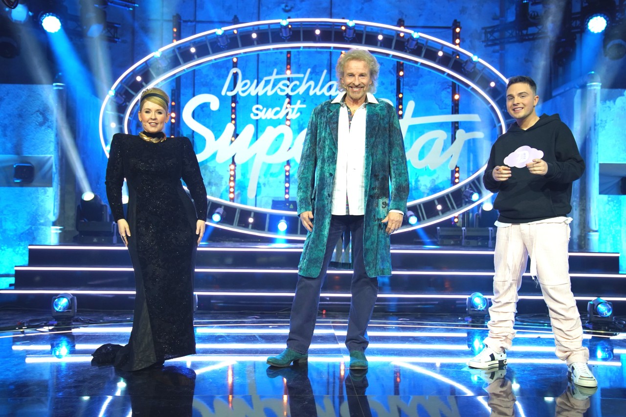 Die DSDS-Jury bestand am Finale aus Maite Kelly, Thomas Gottschalk und Mike Singer.