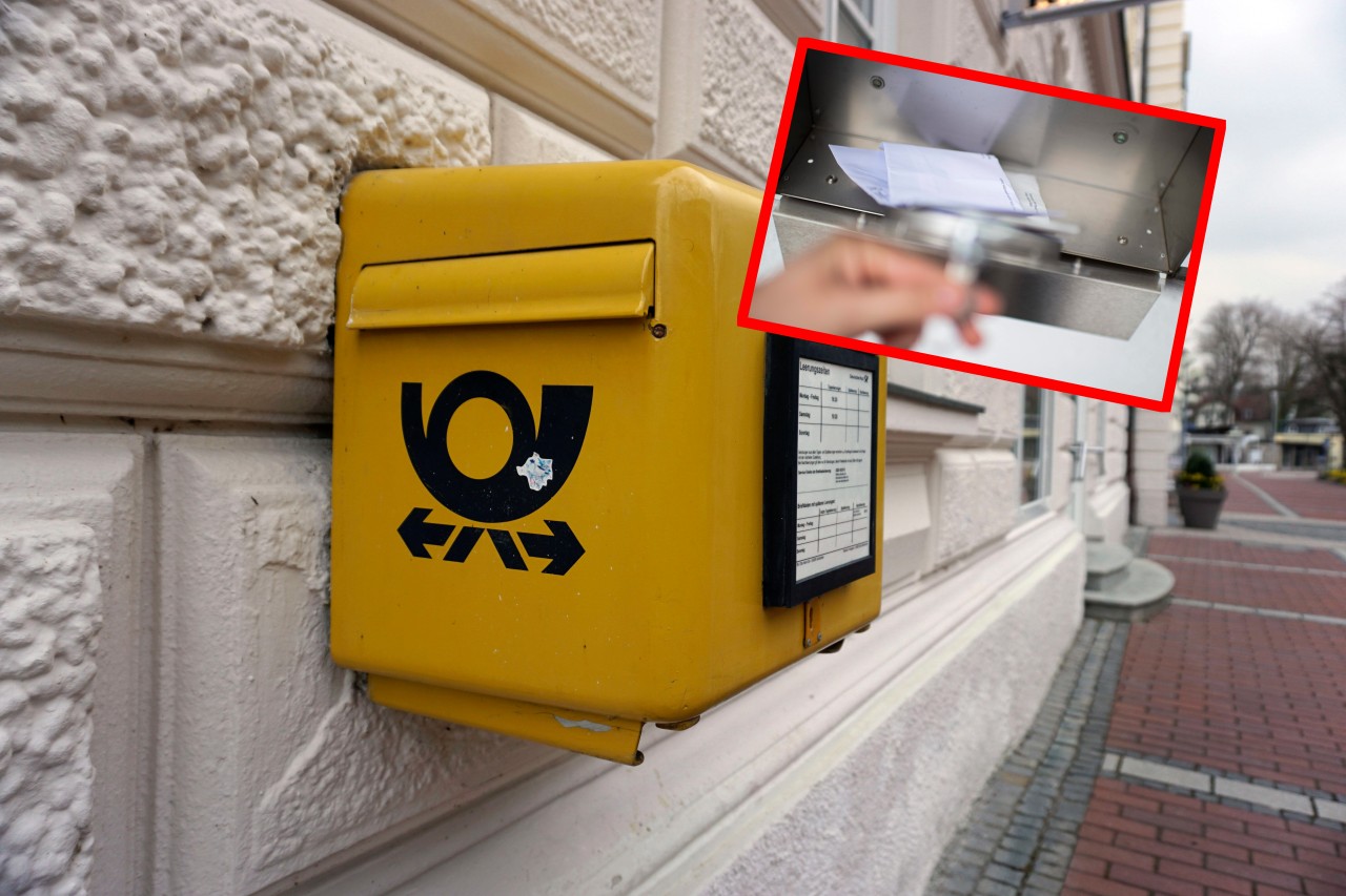 Ein Kunde ist sauer auf die Deutsche Post. (Symbolbild, Montage)