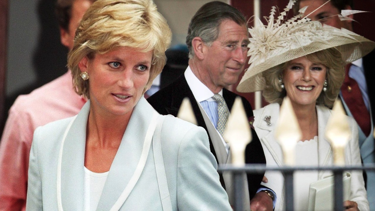 Während seiner Ehe mit Lady Diana (l.) verbrachte Prinz Charles (m.) heimliche Liebes-Urlaube mit Herzogin Camilla (r.).