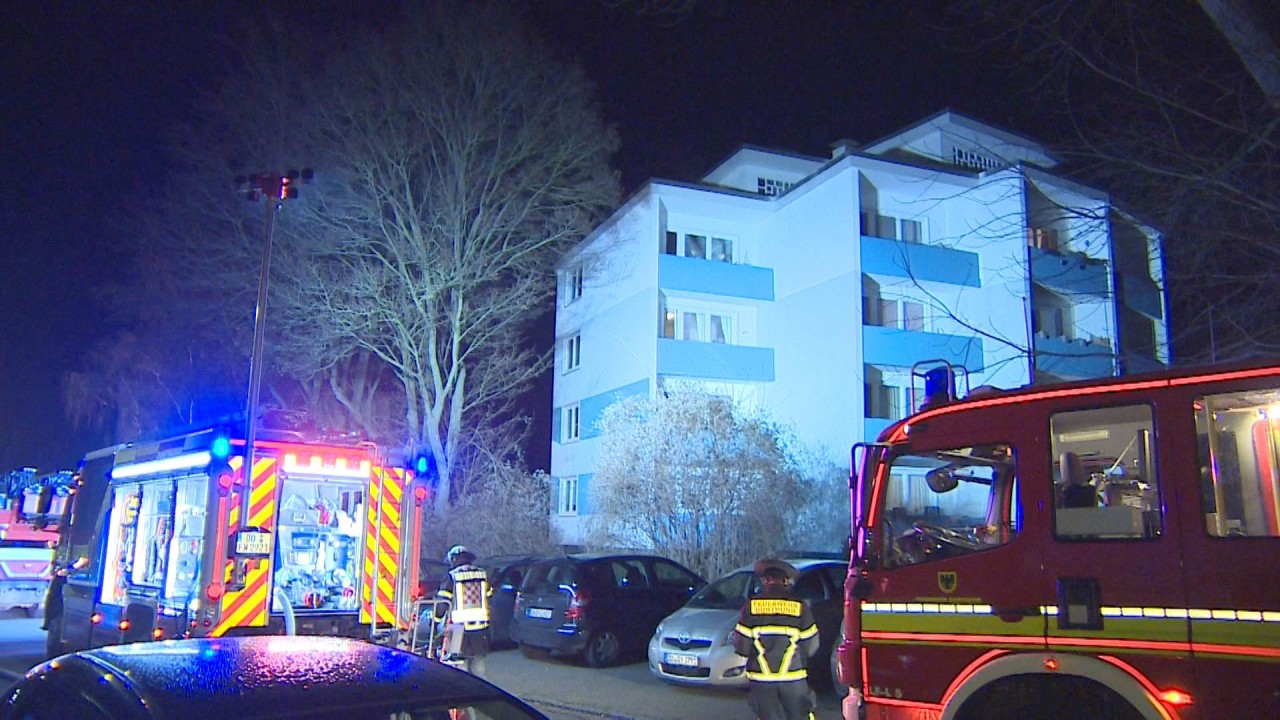 Dortmund: Die Feuerwehr musste in der Nacht einen Brand in Wickede löschen.
