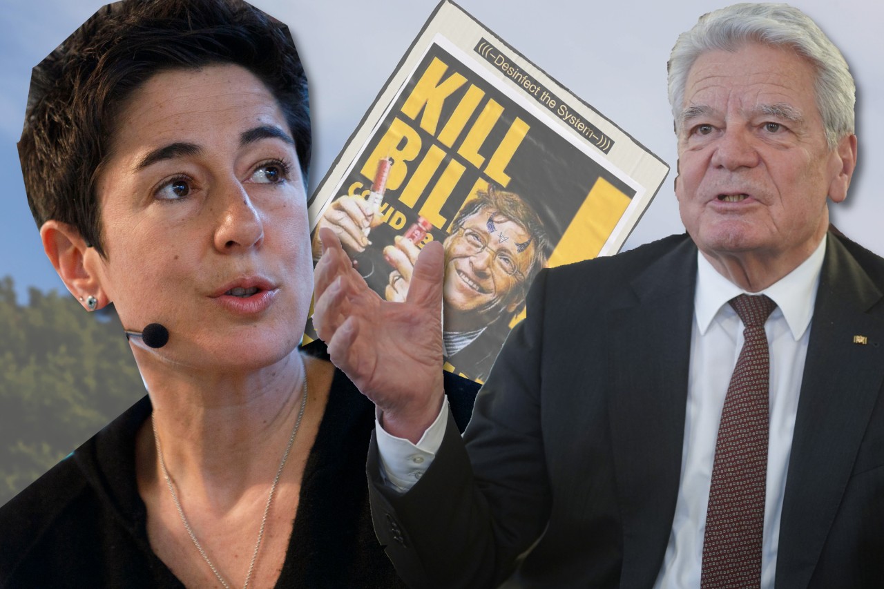Haben bei den Querdenkern andere Ansichten: TV-Moderatorin Dunja Hayali und Altbundespräsident Joachim Gauck. 