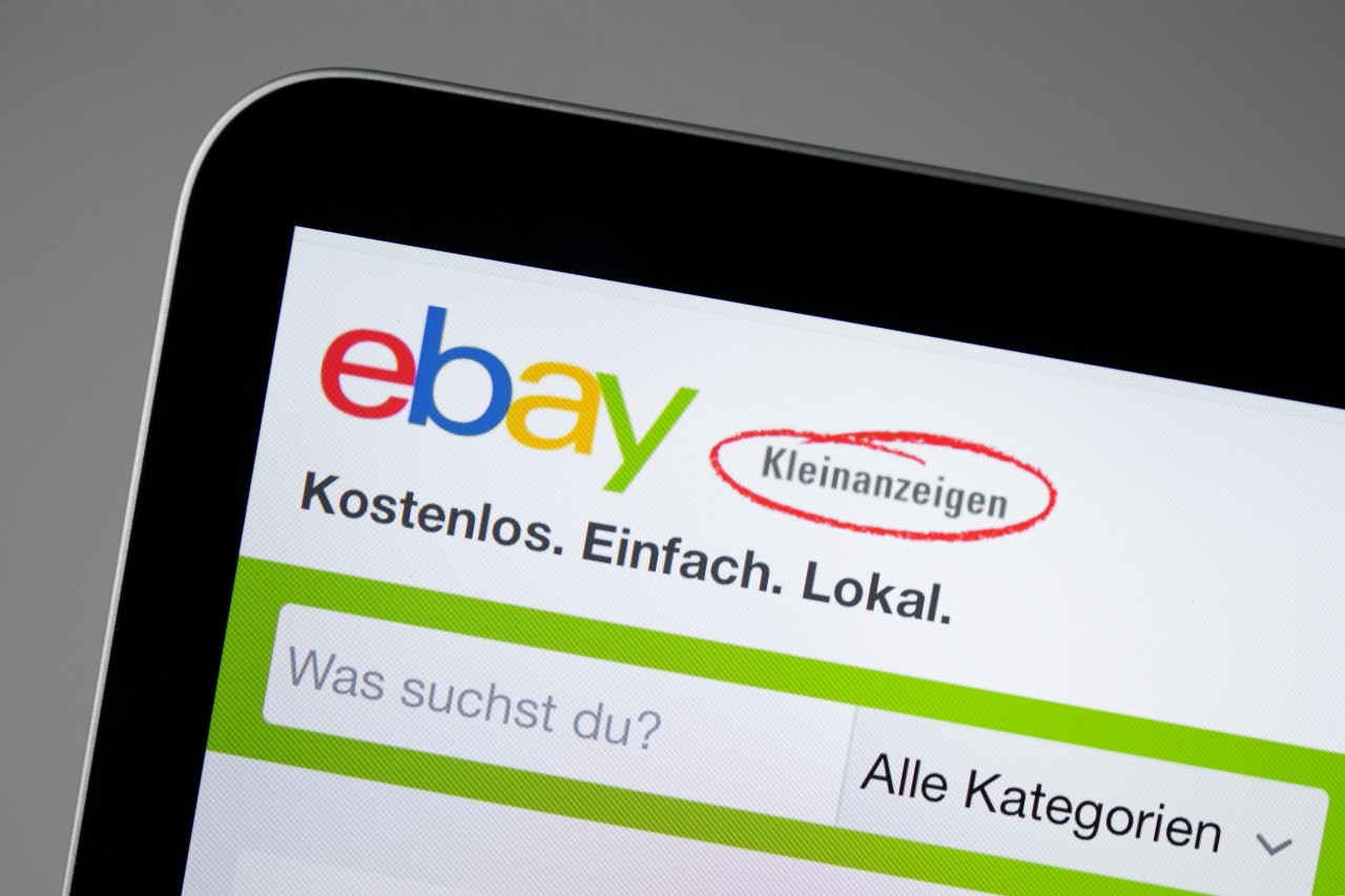 Ebay Kleinanzeigen: Eine Verkäuferin wird aufgrund ihres Inserats zur Lachnummer (Symbolbild).