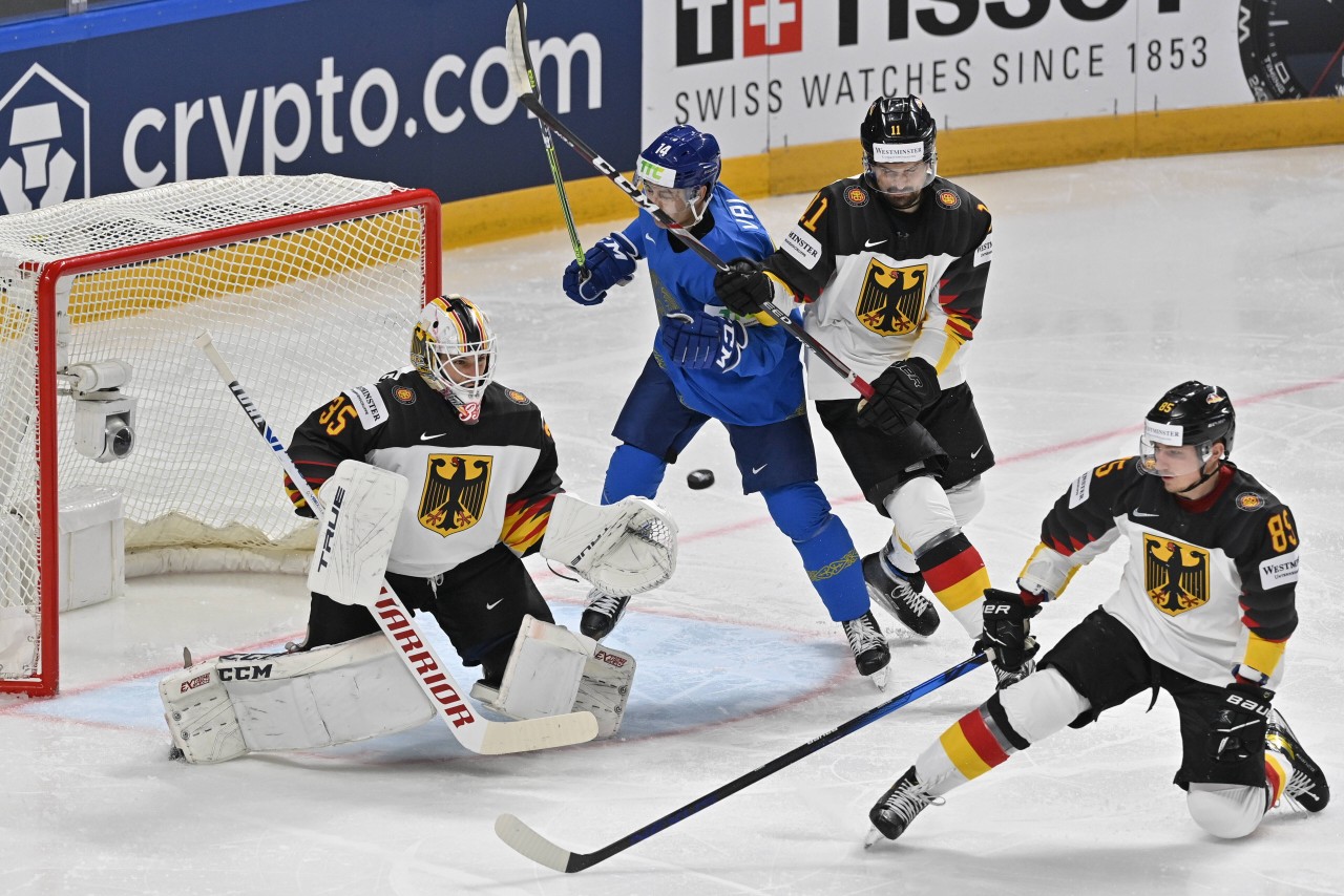 Eishockey WM 2021: Deutschland gegen Kasachstan im Kampf ums Viertelfinale. 