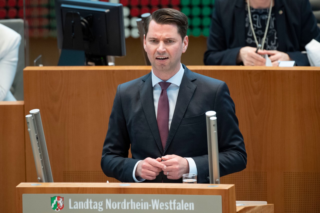 Fabian Schrumpf, CDU Landtagsabgeordneter aus Essen, distanziert sich von jeder Form des Extremismus. (Archivbild)
