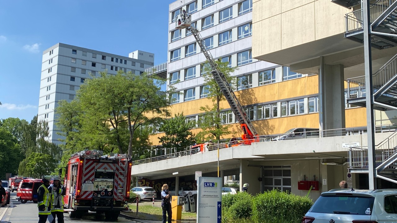 In der LVR-Klinik in Essen hat es gebrannt.