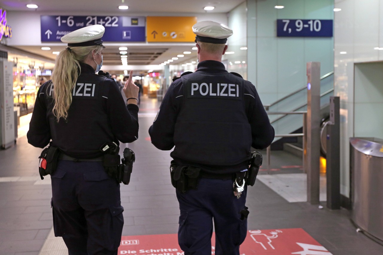Einsatz für die Bundespolizei am Hauptbahnhof in Essen. 