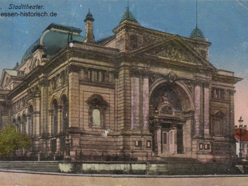 Das Stadttheater um 1900. 