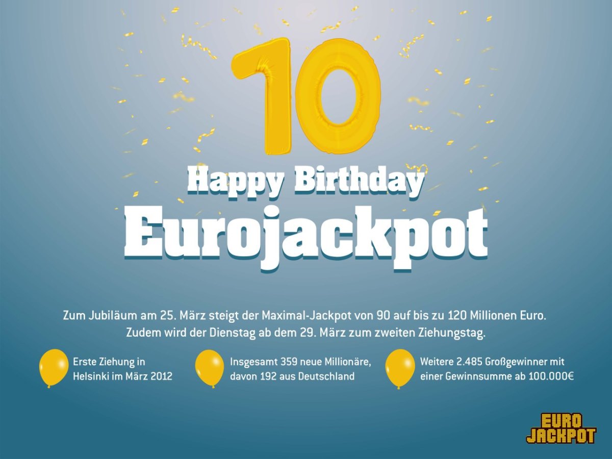 Eurojackpot - 10 Jahre Eurojackpot
