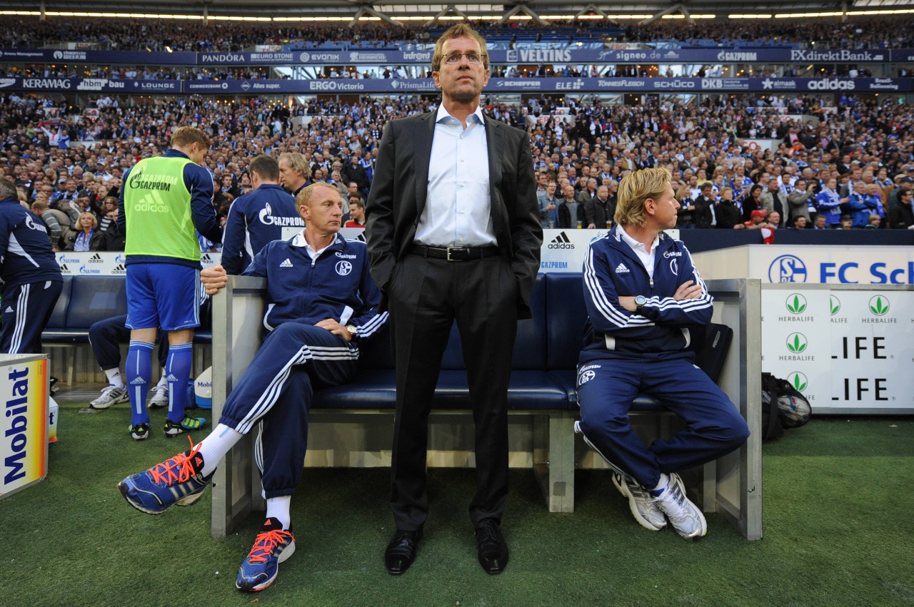 Damals noch Co-Trainer unter Ralf Rangnick jetzt übernimmt Markus Gisdol (r.) den Trainerposten bei Lokomtive Moskau.