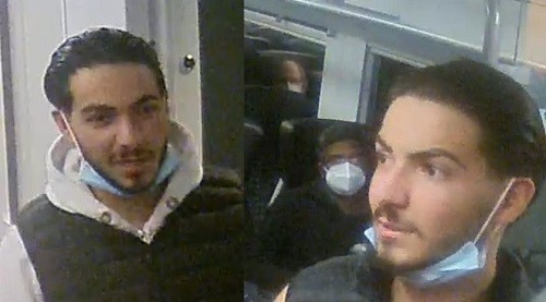 Die Bundespolizei fahndet mit Fotos nach den zwei Tatverdächtigen.