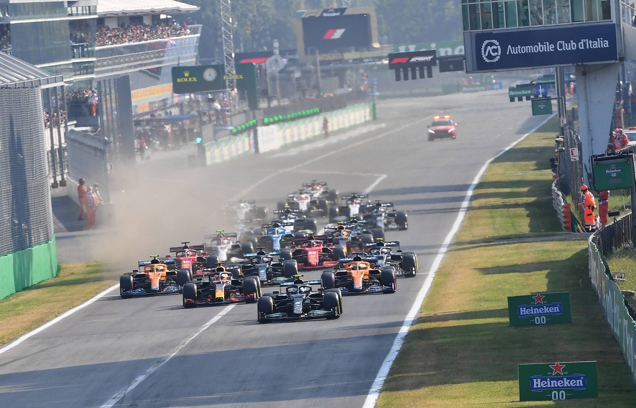 Das Sprintrennen in Monza 2021. Wird es in der Formel 1 in 2022 keine Sprintwochenenden mehr geben?