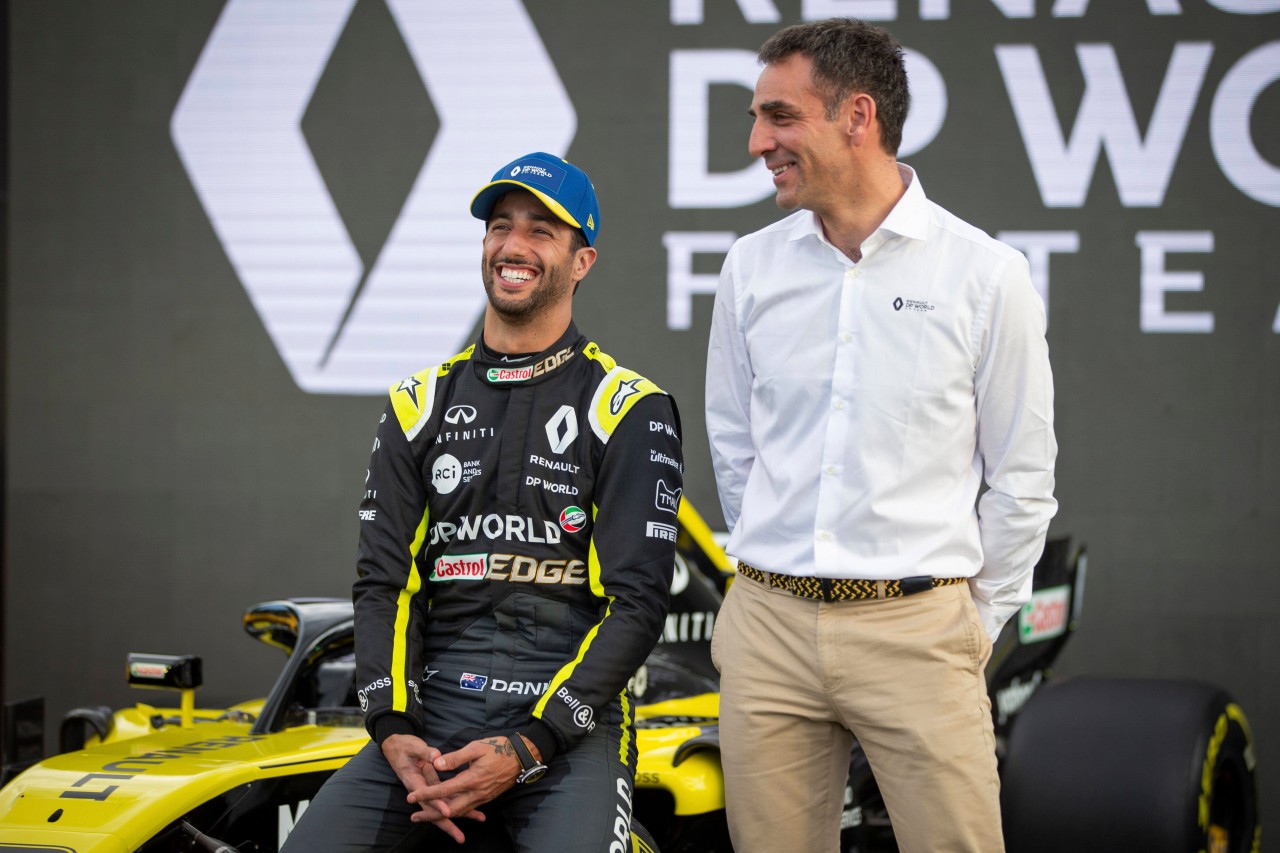 Daniel Ricciardo und Ex-Teamchef Cyril Abiteboul!