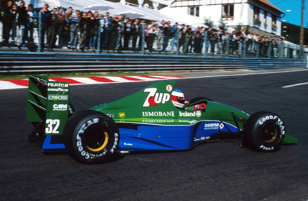 Michael Schumacher saß nur einmal im grünen Jordan 191.