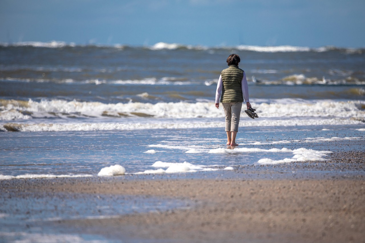 Urlaub an der Nordsee: Eine Frau macht eine schreckliche Entdeckung im Meer. (Symbolbild) 