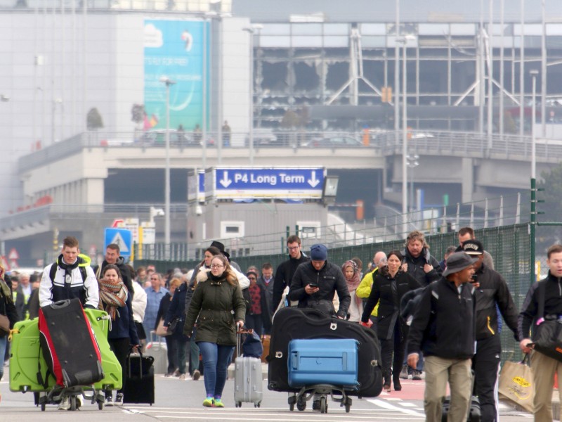 Der Flughafen Brüssel wurde evakuiert.