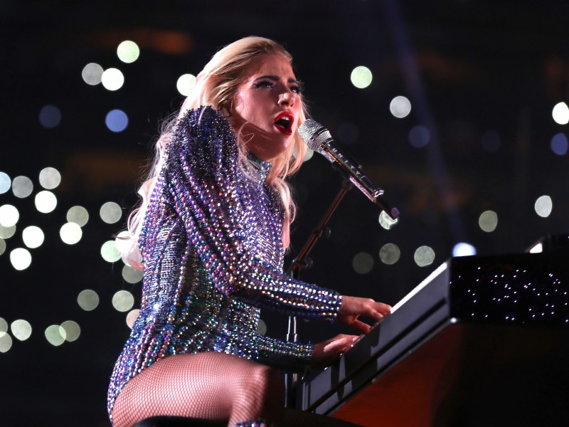 Eindrücke von Lady Gagas Auftritt beim Super Bowl in Texas.