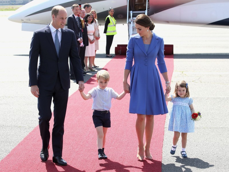 Vor dem Besuch in Berlin war die vierköpfige Familie in Polen. Für drei Tage Aufenthalt kamen die Royals nach Deutschland. 