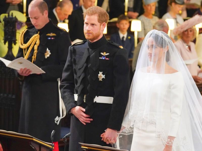 Dann wurde es ernst: Am 19. Mai heirateten Harry und Meghan in der St. George`s Kapelle auf Schloss Windsor. 
