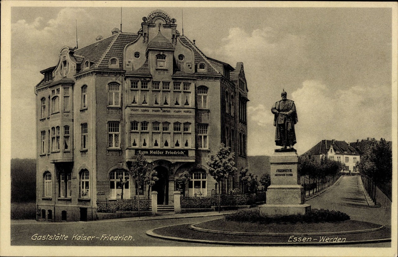 So sah die Gaststätte Kaiser Friedrich noch im Jahr 1935 aus. (Archivbild)