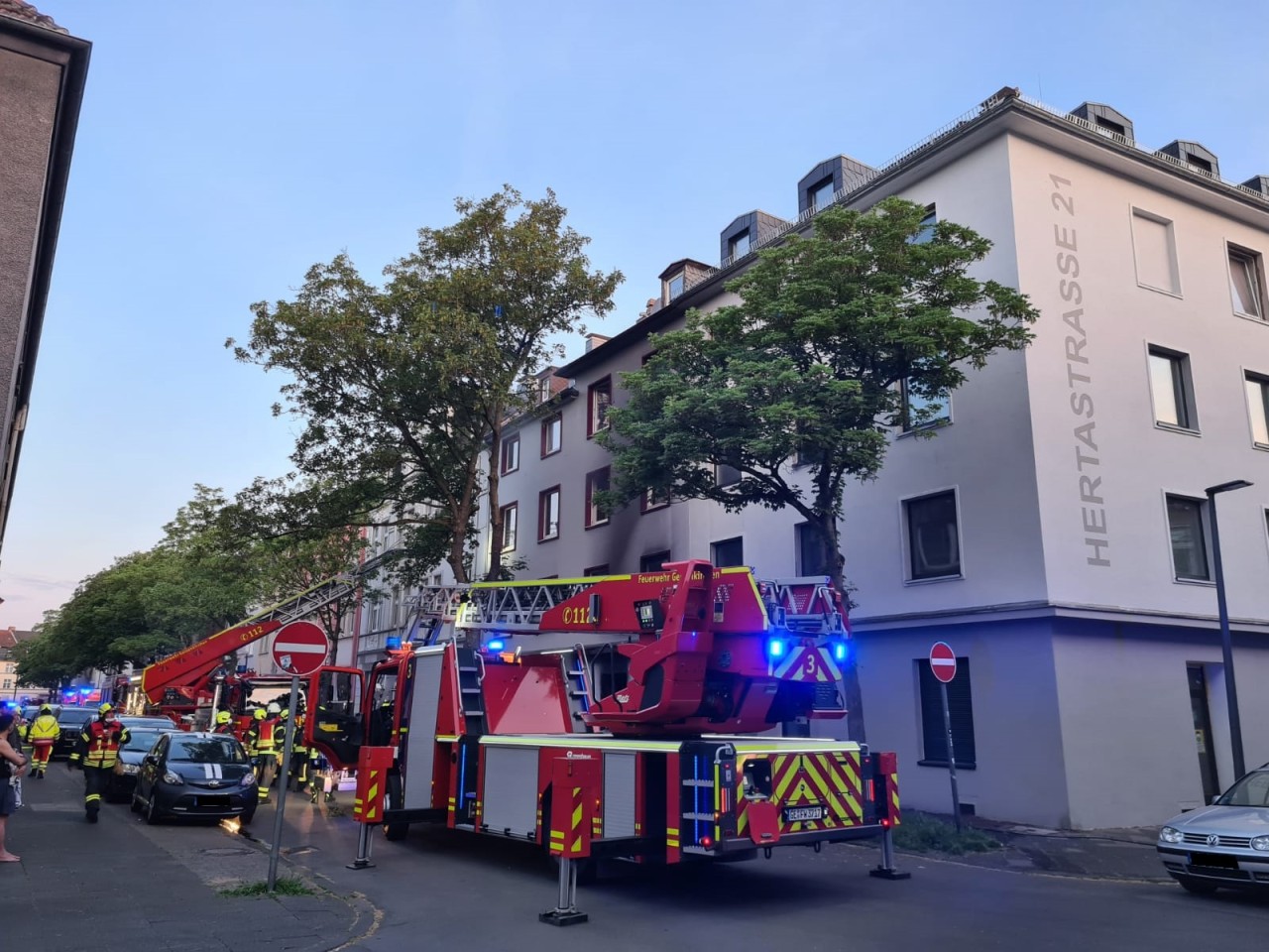 In Gelsenkirchen konnte die Feuerwehr alle Bewohner nach einem Brand in Sicherheit bringen. 