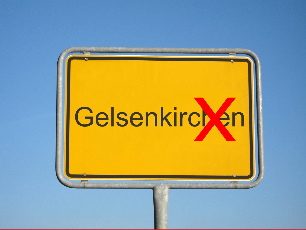 Gelsenkirchen oder „Gelsenkir“ - das ist hier die Frage.