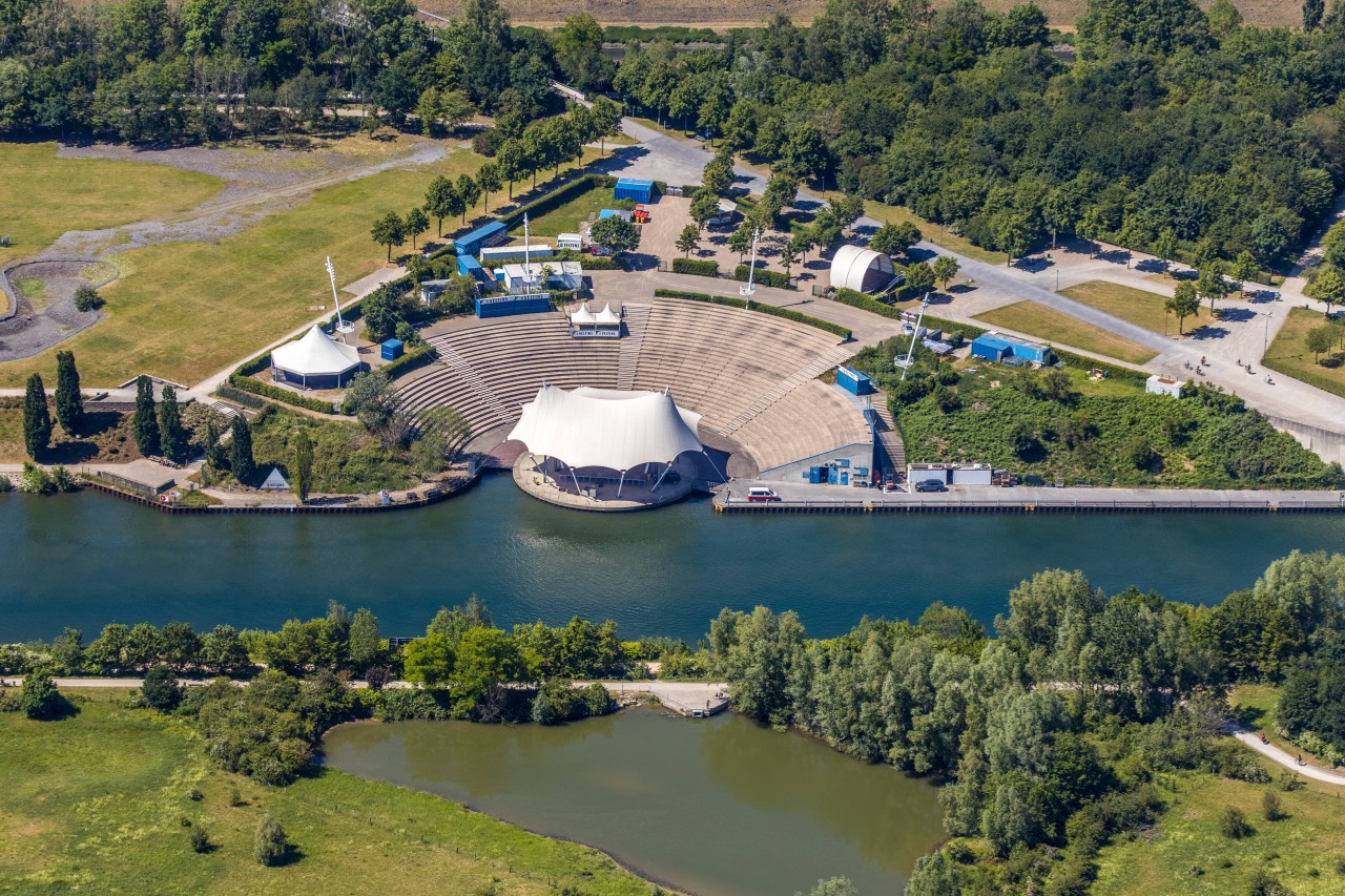 Gegenüber vom Amphitheater wurde die Leiche gefunden.