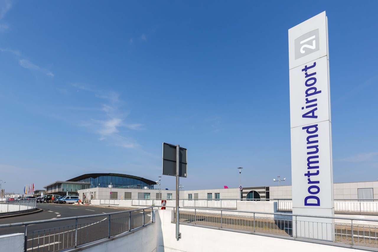 Größte Flughäfen Deutschlands: Flughafen Dortmund auf Platz 8.