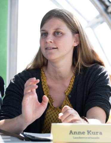 Anne Kura, niedersächsische Landeschefin der Grünen.