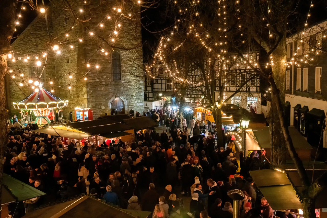 Der Hattinger Weihnachtsmarkt ist weit über die Stadtgrenzen hinaus bekannt.