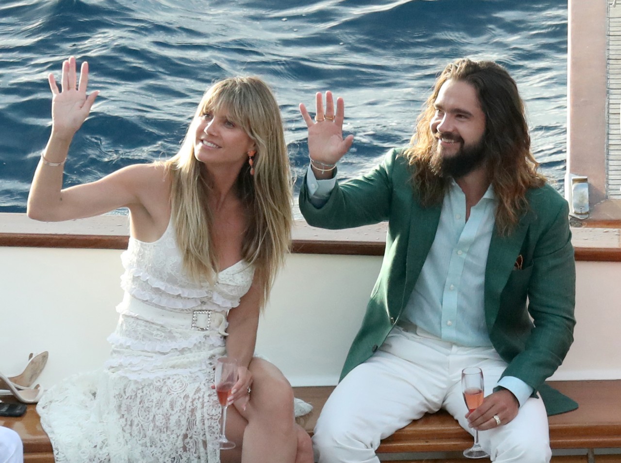 Auf der italienischen Insel Capri gaben sich Heidi und Tom am 3. August 2019 das Ja-Wort.