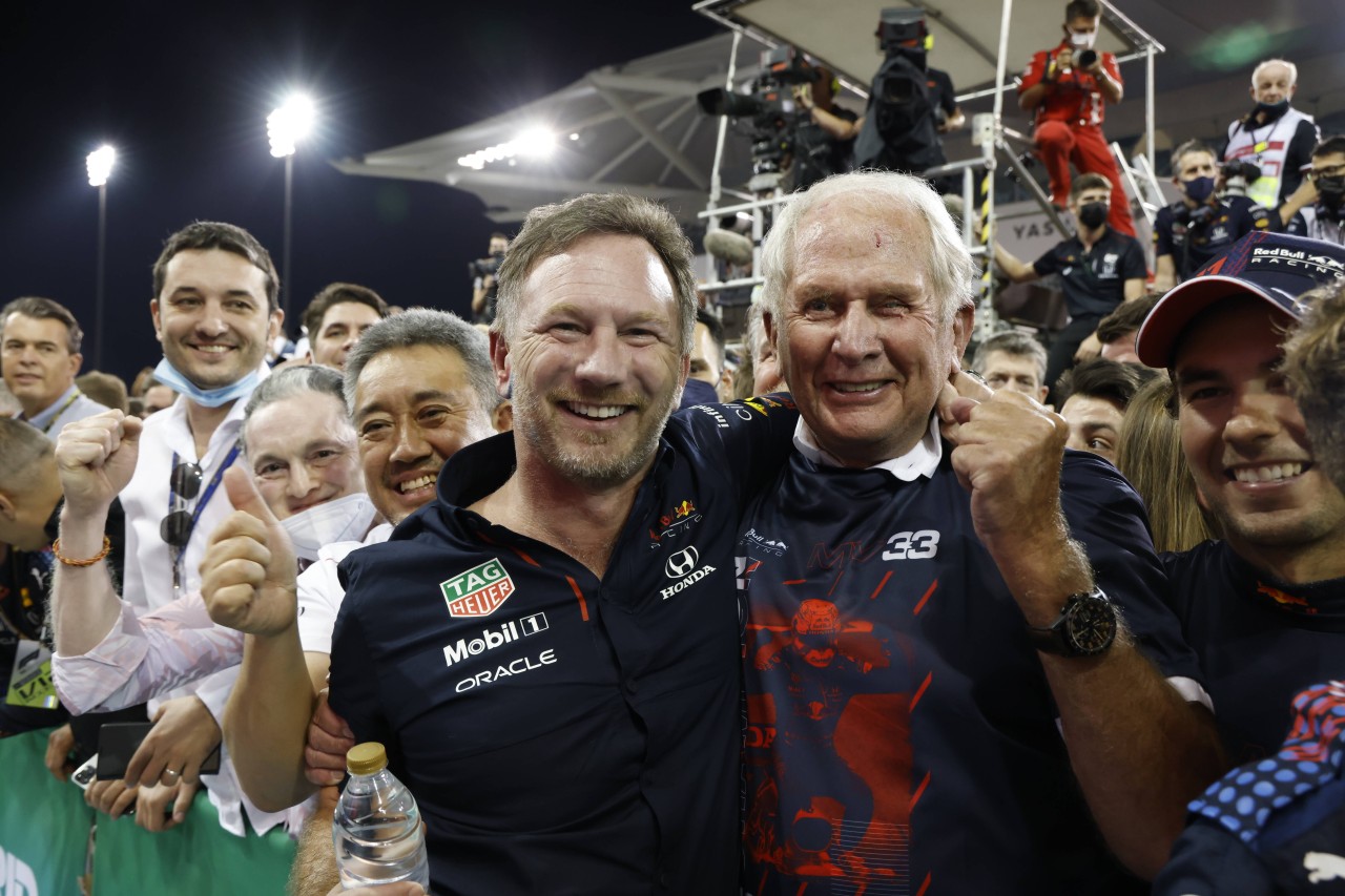 Das Red-Bull-Führungsduo: Teamchef Christian Horner (l.) und Motorsport-Boss Dr. Helmut Marko (r.)