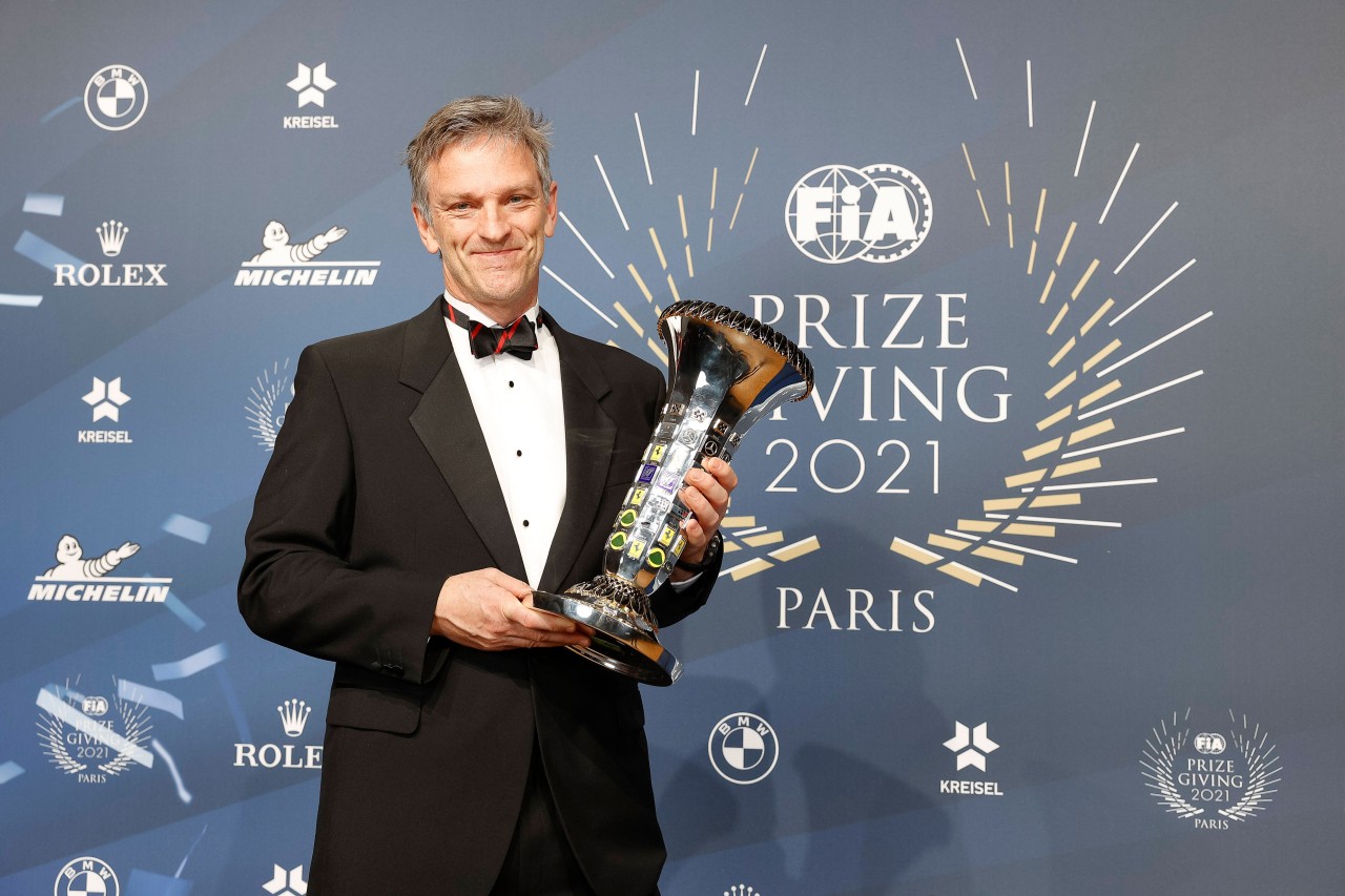 James Allison nahm bei der FIA-Gala die Konstrukteurs-Trophäe entgegen.
