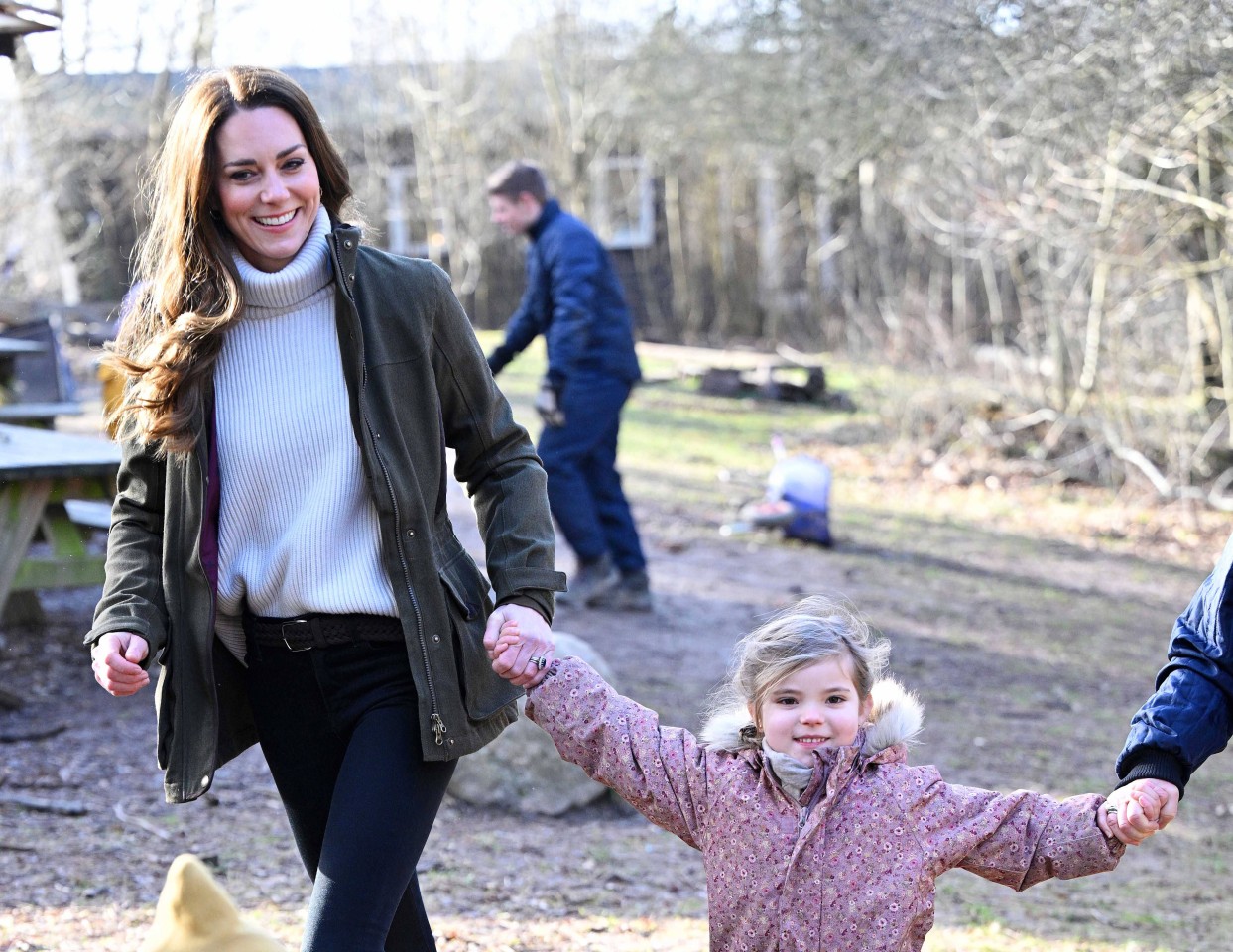 Kate Middleton, hier in einem dänischen Waldkindergarten im Februar 2022, liebt Kinder.