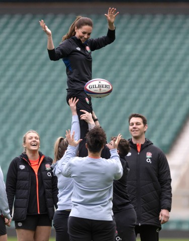 Kate Middleton hatte eine Menge Spaß beim Rugby-Spiel – Popo-Grapscher inklusive.
