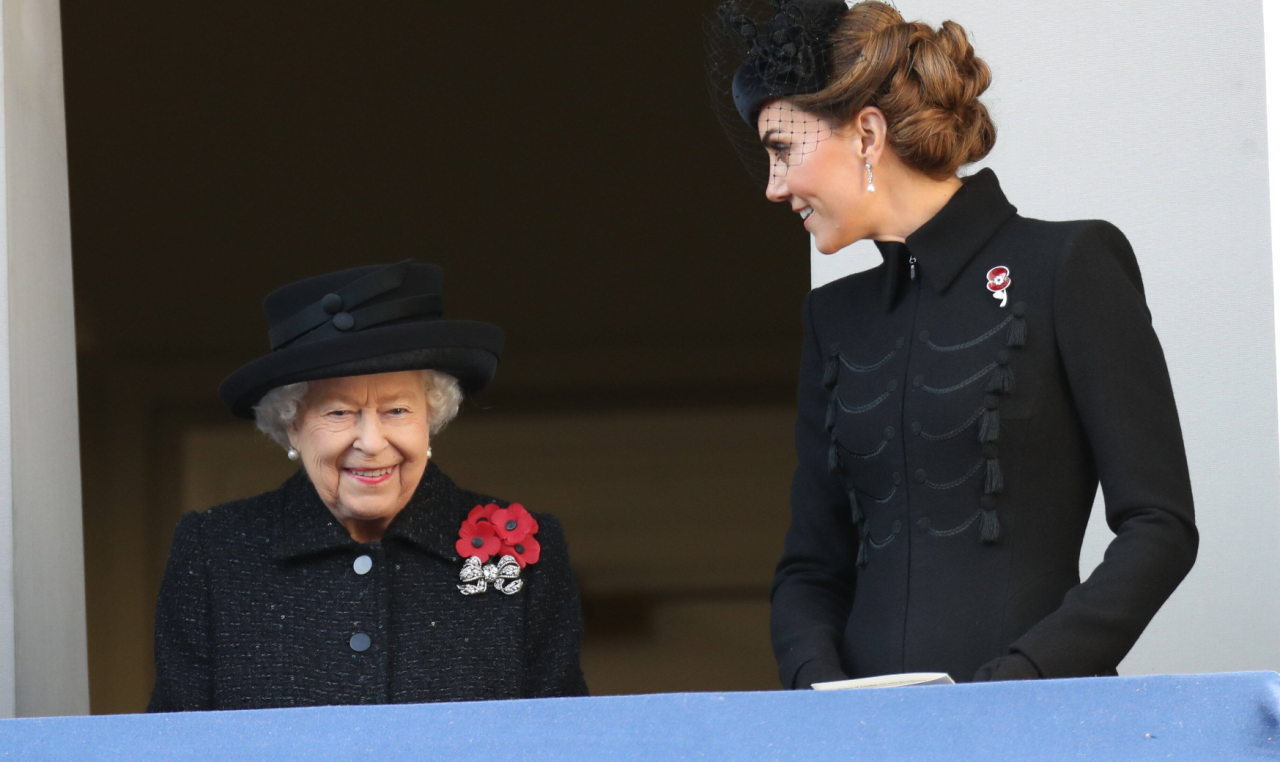 Kate Middleton und Queen Elizabeth II.