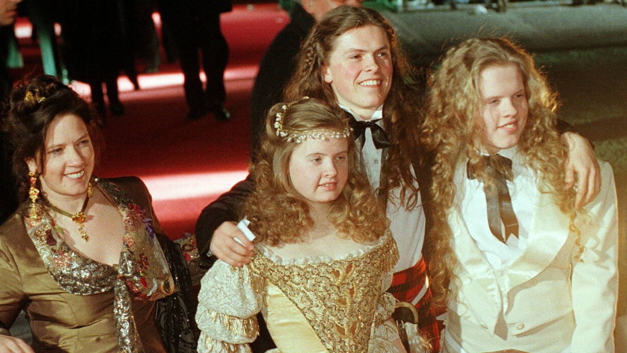 Kathy, Barby, Paddy und Angelo Kelly (v.l.n.r.) bei der Goldenen Kamera 1998 in Berlin.