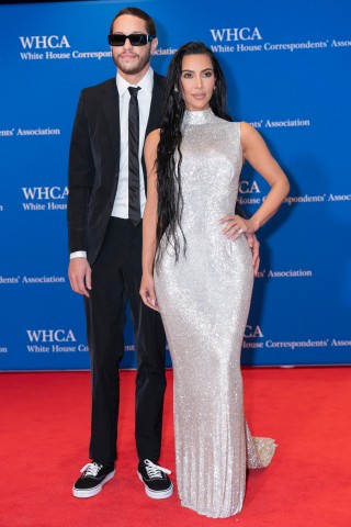 Kim Kardashian und Pete Davidson beim White House Correspondents' Association Dinner 2022.